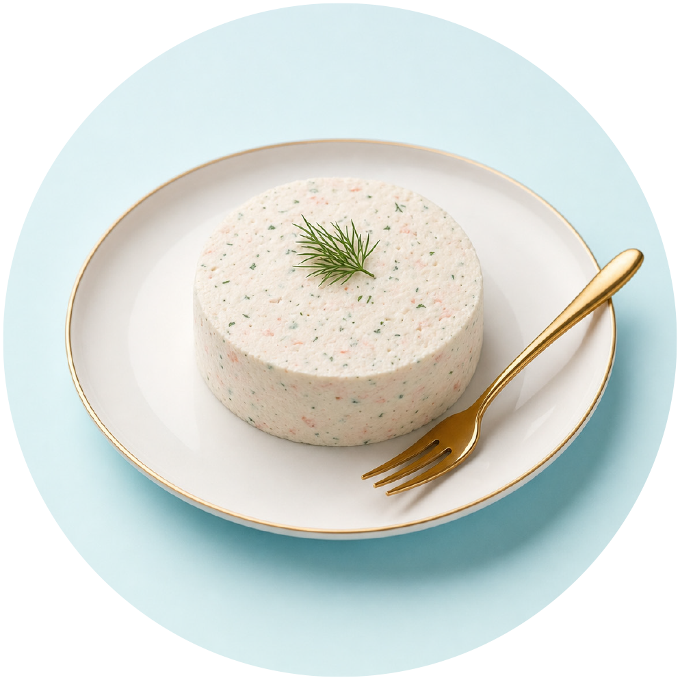 Oceancloud® | Mousse de crevettes au fromage frais ail & fines herbes keto inventée par Ariel K