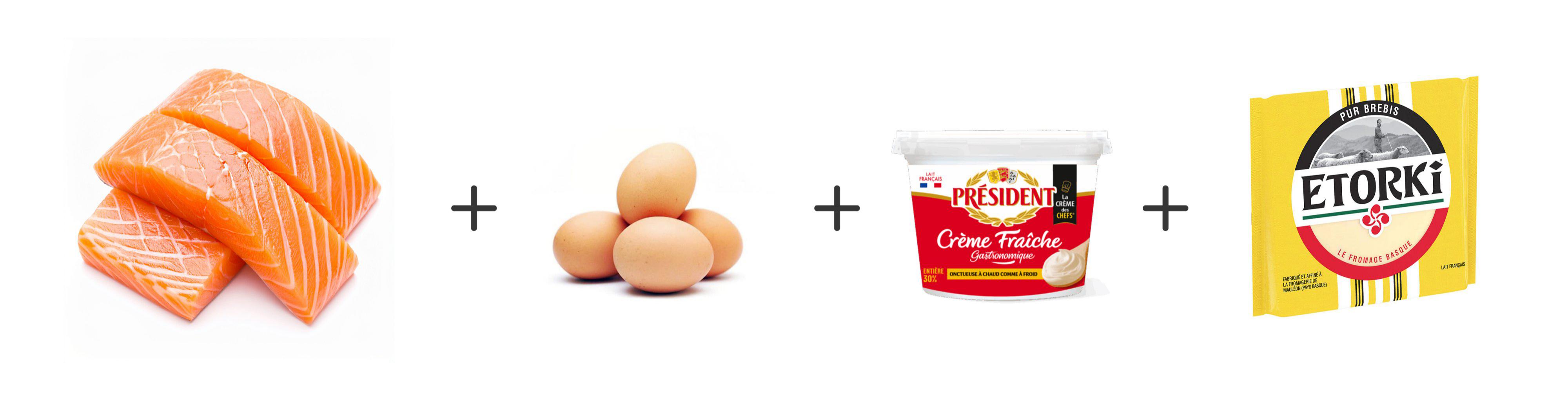 Ingrédients Palets Saumonés keto | Ariel®