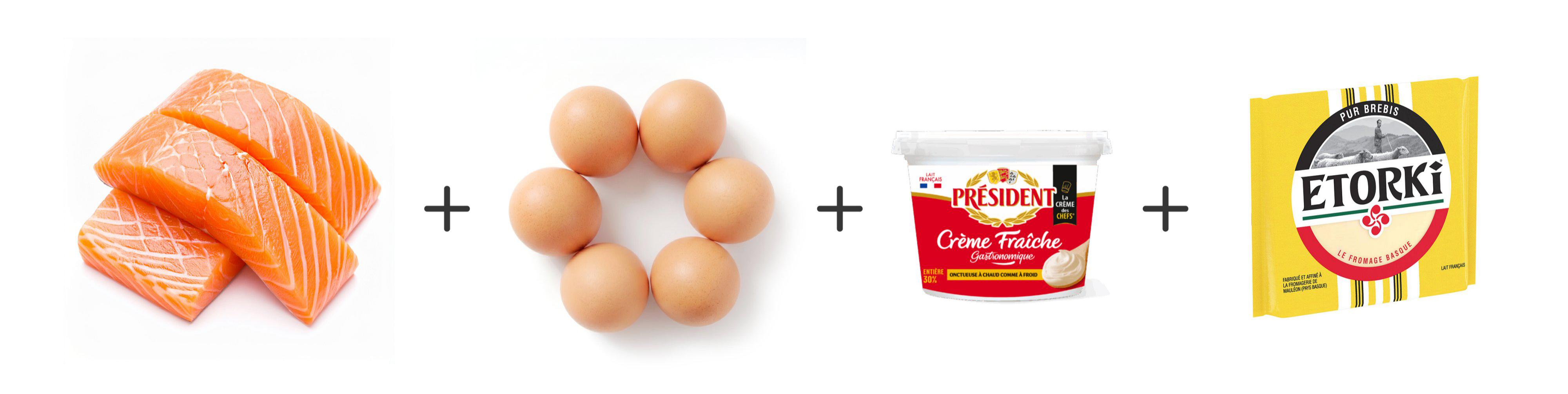 Ingrédients Palets Saumonés keto | Ariel®