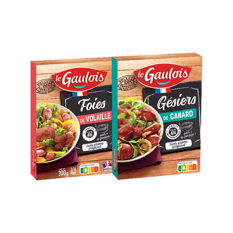 Foies de Volaille et Gésiers de Canard confits | Le Gaulois