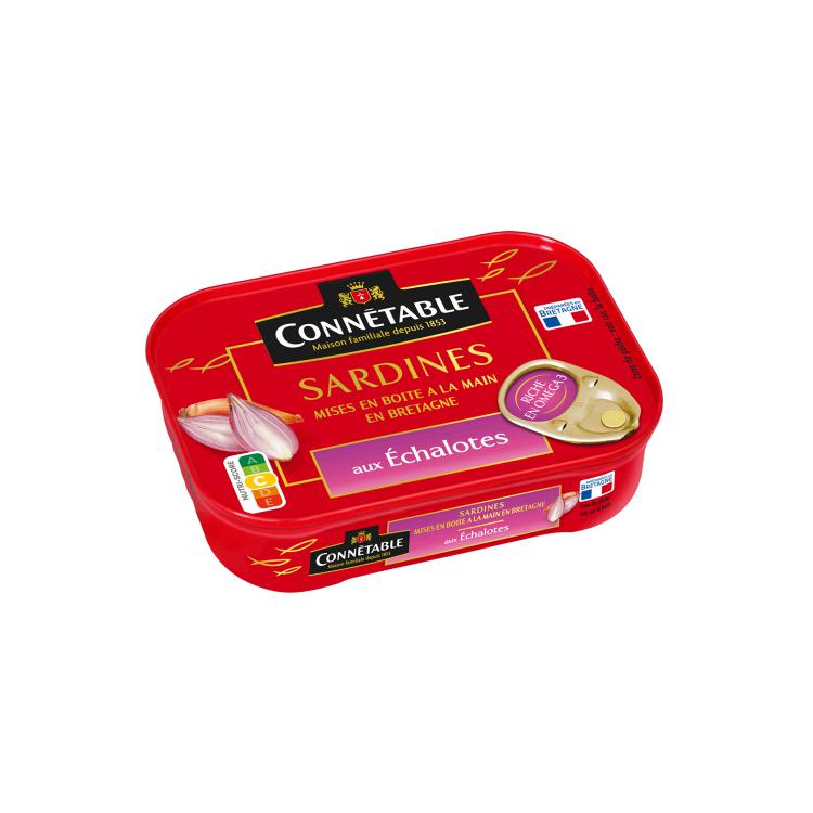 Sardines à l'echalotte (idéal sur pain Ariel® beurré