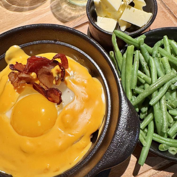 Le Haché l'Original® | Hippopotamus + supplément beurre et cheddar sans oignons accompagnement haricots verts
