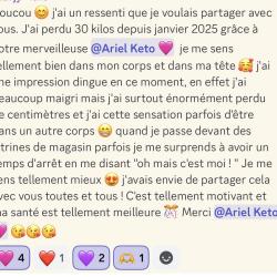 témoignage Méthode Ariel Keto®